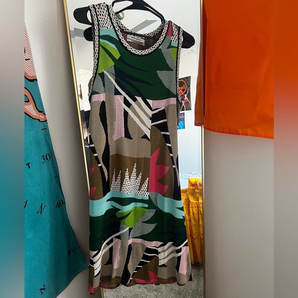 Aldomartins Tropical Geometric color block dress L